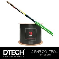 DTECH KNX / EIB Cable LSZH (Dca) Quad (2 Pair) 2X2X0,8mm Control Cable - 200M