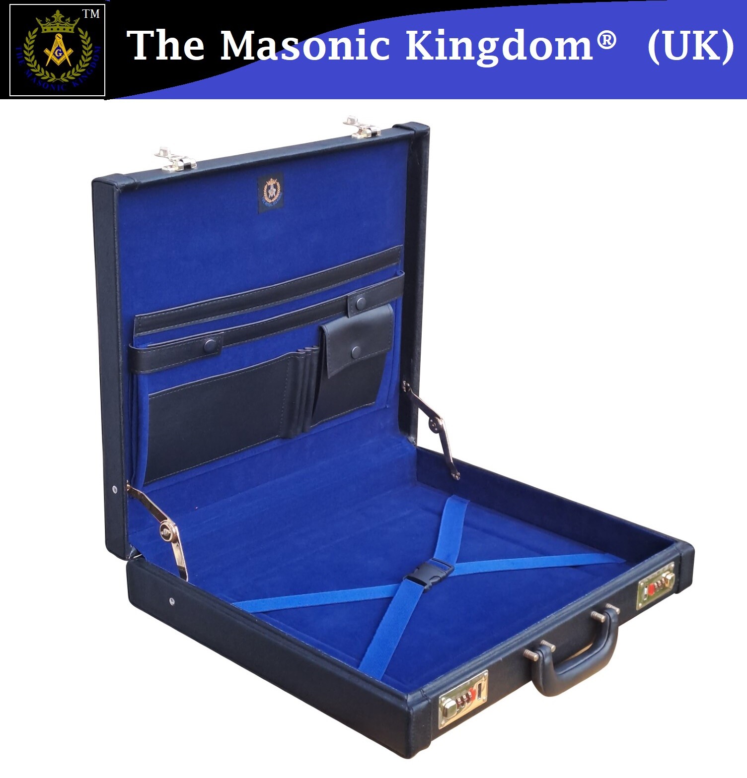 Grand Apron Hard Case | Masonic MM/WM | Provincial Briefcase made from leather