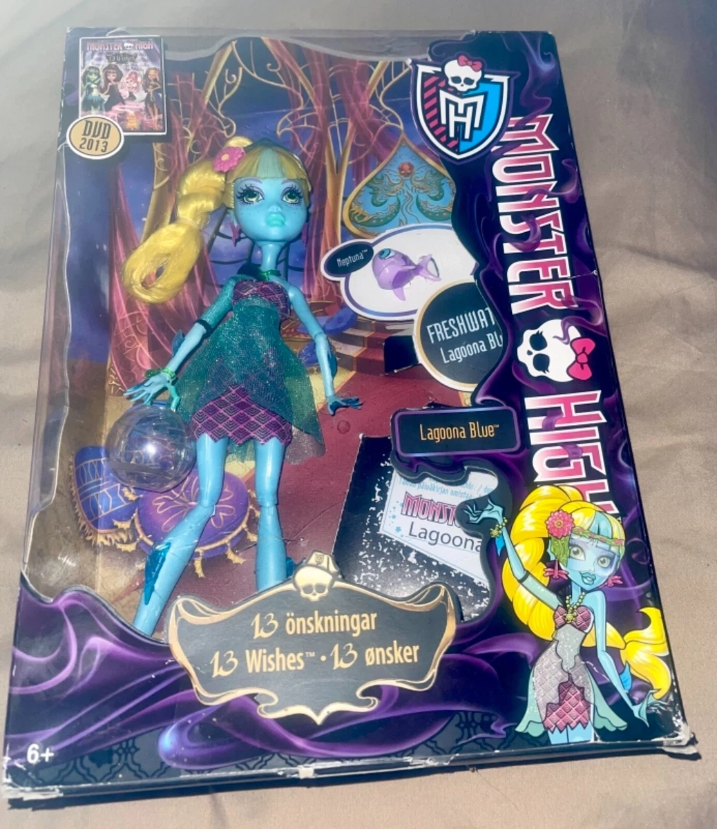 2012 Monster High Lagoona Blue 13 Wishes Doll - SWEET -VERY RARE