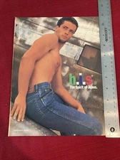 h.i.s. The Spirit Of Jeans Gay Interest Men  1991 Print Ad