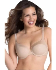 Curvy Couture Beige Nude Essentials Everyday Matte Shine 1001 T-Shirt UW 40DD