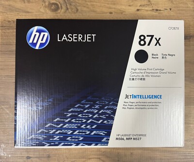 HP 87X Black High-yield Toner Cartridge