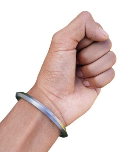 Sarbloh Sikh Kara Pure Iron One Edge Bangle Sikh Khalsa Kada Singh Bracelet DD21 - Picture 2 of 12