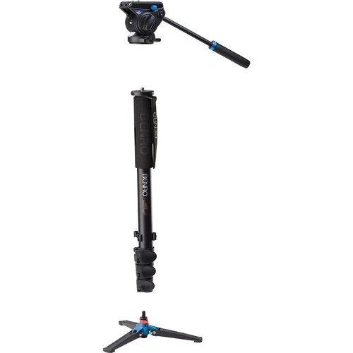 Benro A48FDS4 Series 4 Aluminum Monopod with 3-Leg Locking Base & S4 Head - Image 3 of 4