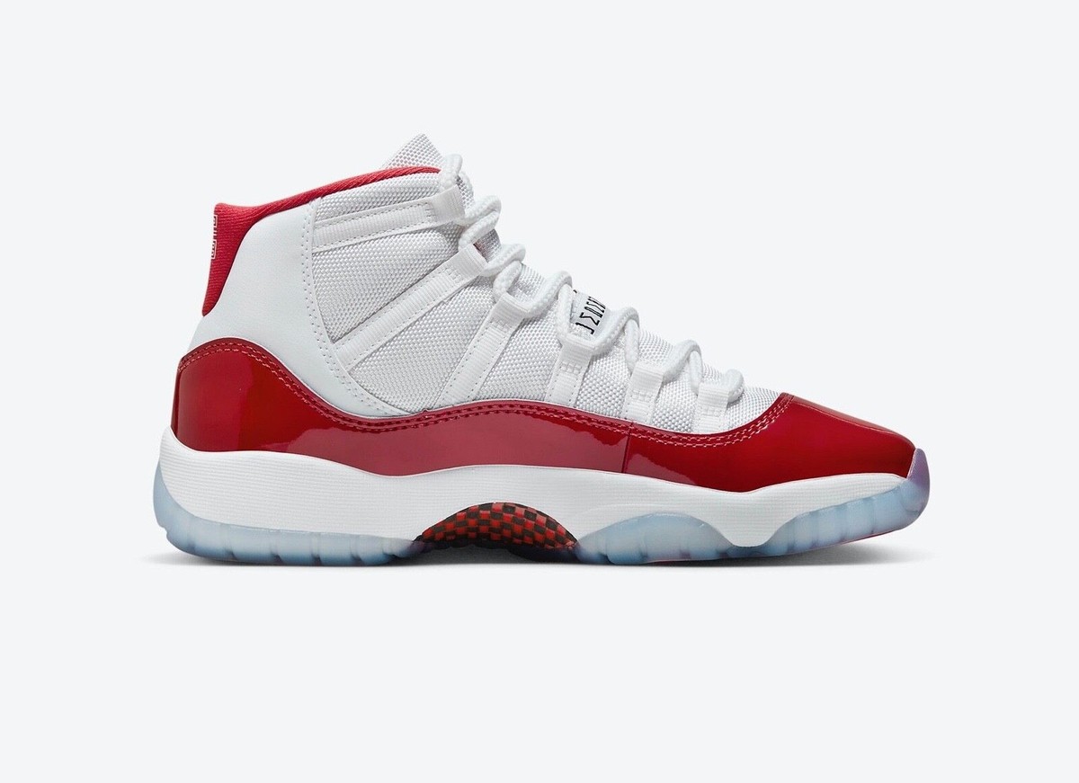 Nike Air Jordan 11 Retro GS White Varsity Red Black 378038 Nike Air Jordan 11 Retro GS White Varsity Red Black 378038
