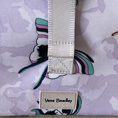 Vera Bradley Lunch Tote Bag ReActive Lavender Butterflies 