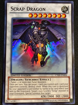 SCRAP DRAGON CT09-EN006 - SUPER RARE - LIMITED EDITION