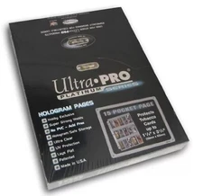 Ultra Pro 15-Pocket Platinum Pages for Tobacco Cards Ginter Cigar (100Ct)"