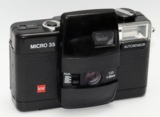 FOTOCAMERA PELLICOLA ANSCO 2000 MICRO 35 Hong Kong 38 mm obiettivo 3,5 lomografia LOMO LCA