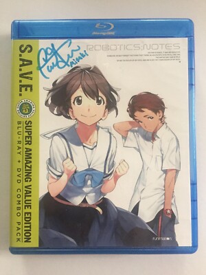 Robotics Notes The Complete Series S.A.V.E. Blu-Ray *DMG* *SIGNED* USED