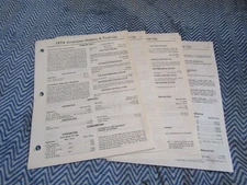 1974 AMERICAN MOTORS BUICK 6 V8 FACTORY TUNE UP SPECIFICS SPEC MANUAL SHEETS SET