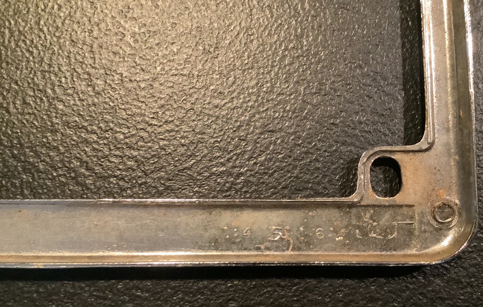 Vintage Longhorn Harley Davidson Dealer Motorcycle License Plate Frame