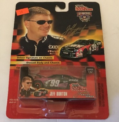 Jeff Burton Racing Champions NASCAR 50t anniversary Exide 99 battery Taurus ford