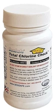 NEW SenSafe Free Chlorine Water Check Test Strips Bottle of 50 tests Part 480010