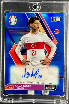 Topps Arda Guler ギュレル 直筆サインカード 世界150枚 ND