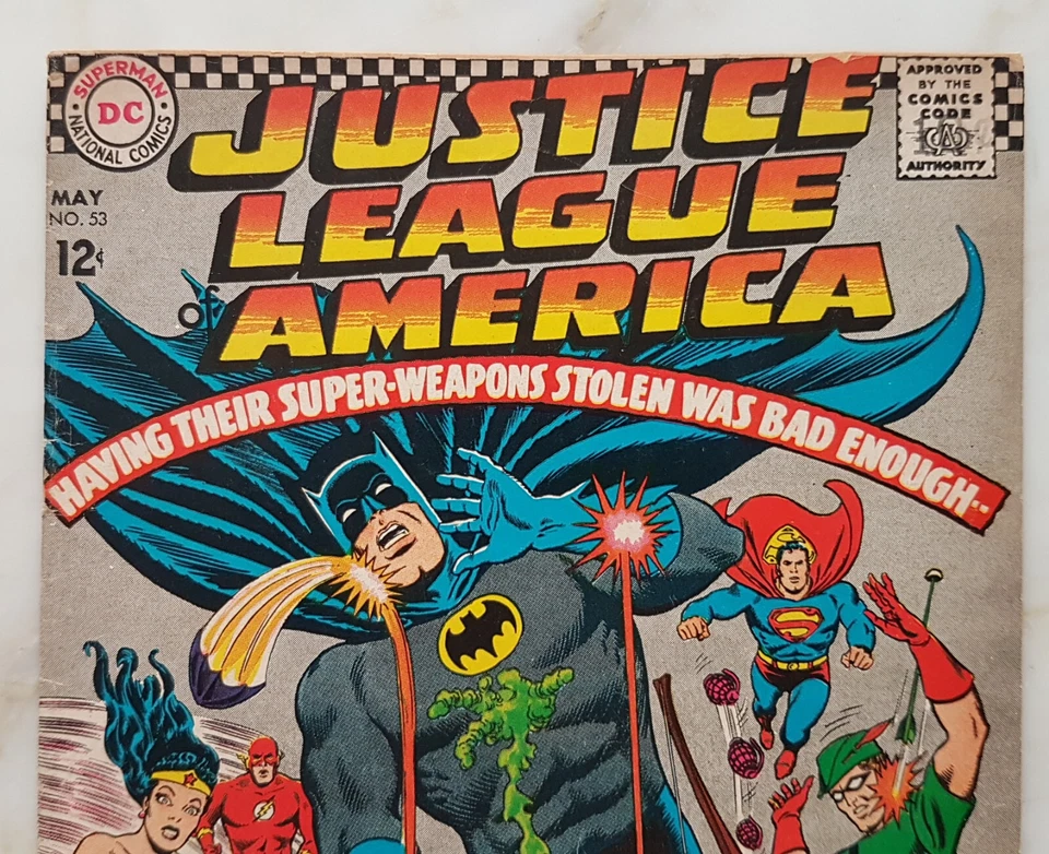 JUSTICE LEAGUE OF AMERICA # 53 - DC COMICS 1967 - ottimo - Immagine 2 di 4