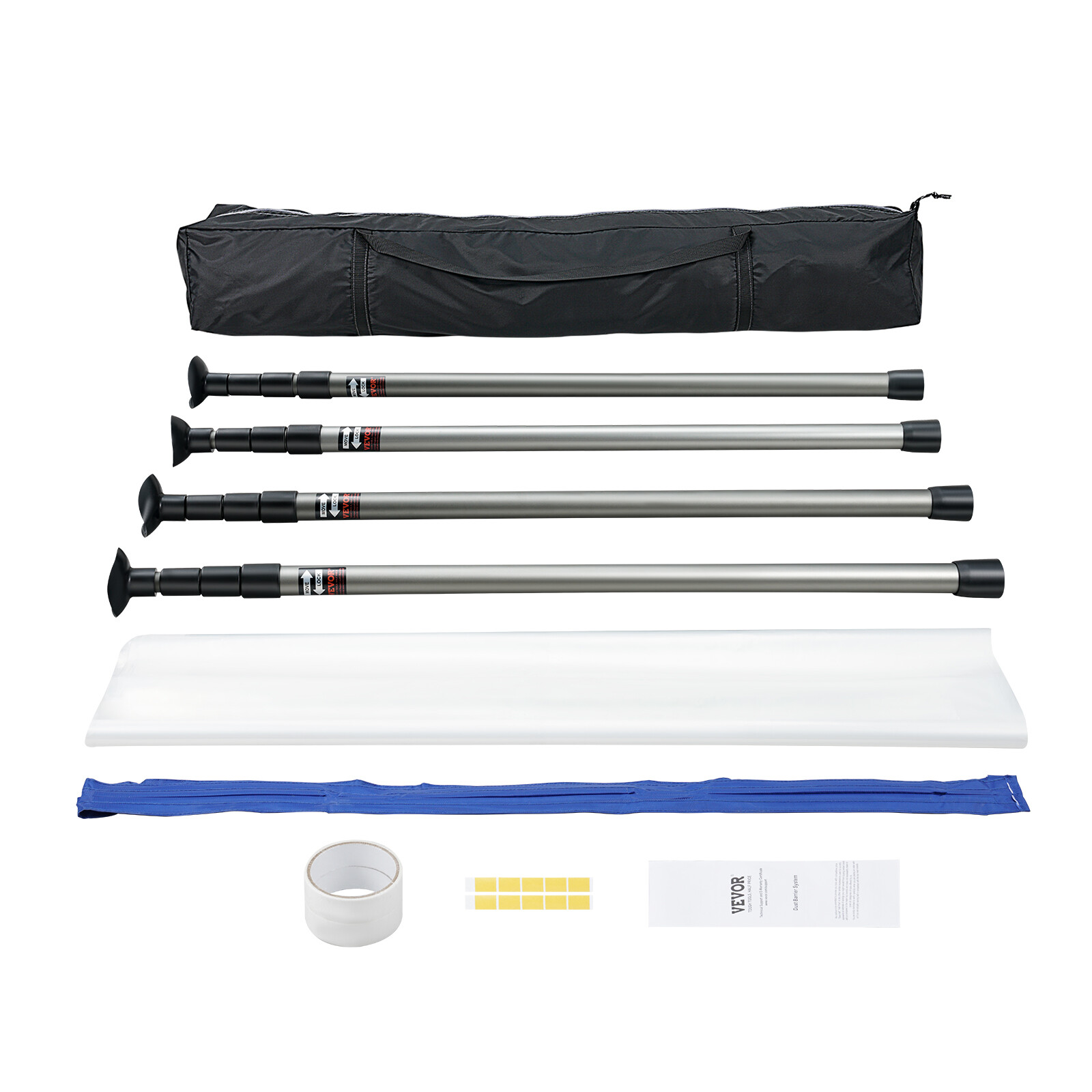 Rénover sans salir : kit bâche anti-poussière VEVOR 10x4 m pour chantier propre