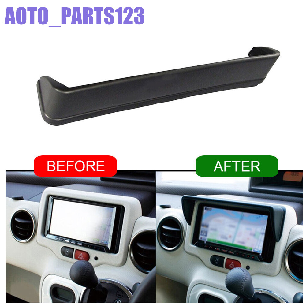 Car Navigation Hood Visor Radio Sun Shade Cover AntiGlare For Auto