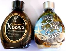 That's What Sea Said Accelerator & Ed Hardy Coconut Kisses Tanning Bed Lotion