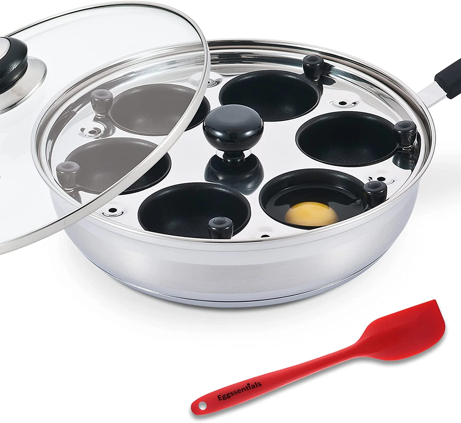 Egg Poacher Pan Nonstick Poached Egg Maker,Stainless Steel Egg Poaching- Spatula
Opens in a new wind