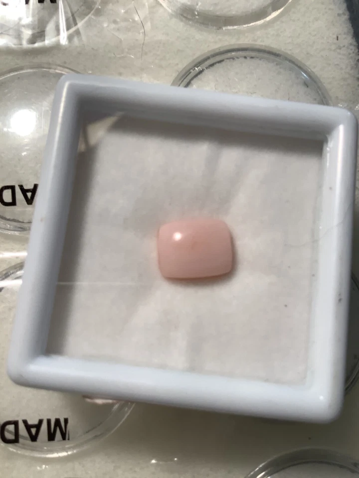 Cojín ópalo rosa 10x8 cojín 2,06 quilates Foto 2 de 3