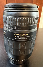 Quantaray AF 70-300mm 1:4-5.6 LD Tele-Macro Camera Lens