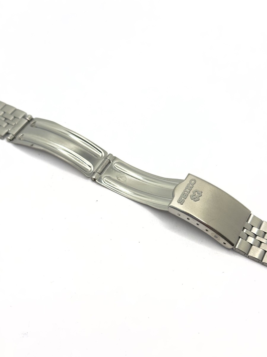 Seiko NOS Vintage 24.3mm x 7mm Stainless Steel Watch Bracelet View 3