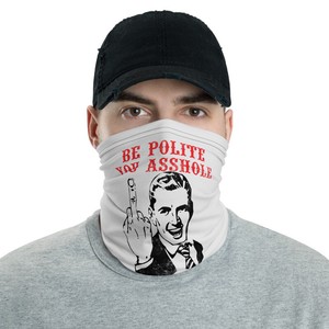 funny face neck gaiter