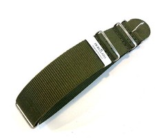Cinturino Orologio Da Uomo  MORELLATO Tessuto Nylon VERDE Militare 18 20 22