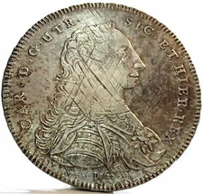 NAPLES (CHARLES III of Bourbon) 120 Grana 1750-SPL+  