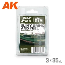 AK Interactive: Slimy Grime & Fuel - Weathering Set - AK063