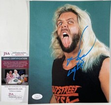 WWE NXT Michael P.S. Hayes Signed 8x10 Photo A Autograph Freebirds JSA COA