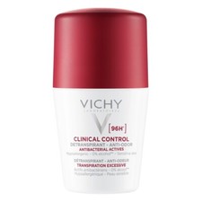 VICHY Clinical Control 96h Roll On Anti-Perspirant Deodorant Antibacterial 50ml