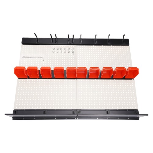 Garage Storage Wall Organizer Tool Storage Rack Wall Mounted Tool Storage Kit - Picture 7 of 23