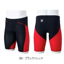 2025 Mizuno N2MBC011 GX Sonic Light 96 Black x Red Competition Swimsuit Japan