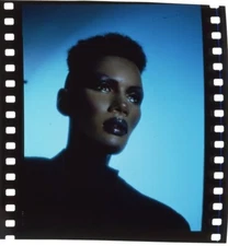 Grace Jones Breathtaking Glamour Photo Shoot Original 2.25 x 2.25 Transparency