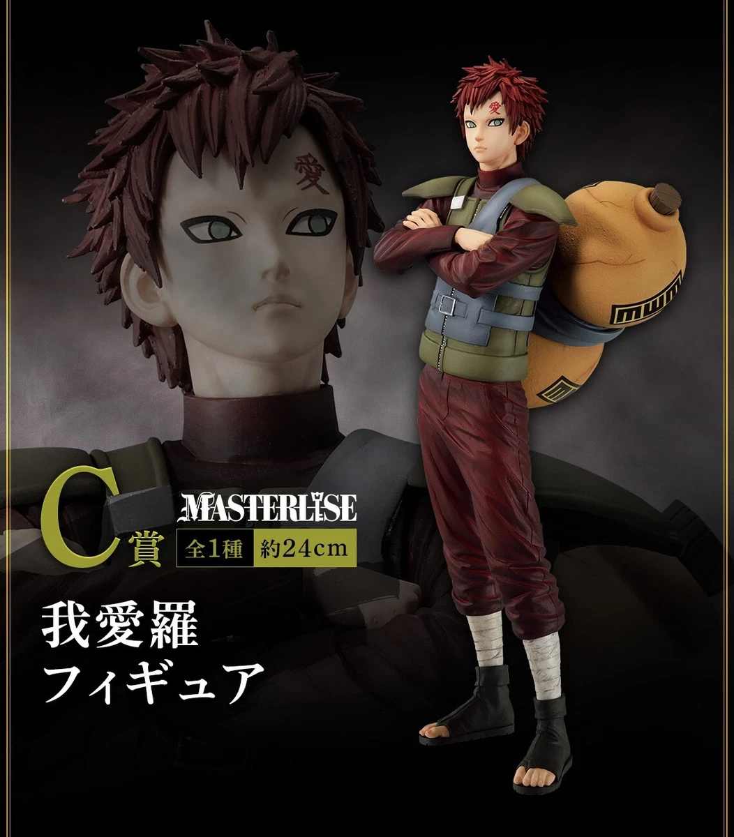 SABAKU NO GAARA NARUTO SHIPPUDEN MASTERLISE ICHIBAN KUJI LETRA C BANDAI  100% ORIGINAL LACRADO - ICHIBAN ACTION FIGURES