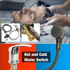Barber Shop Salon Shampoo Bowl Sink Hot & Cold Faucet Spray Hose Repalcement
