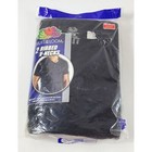 Vtg Mens Size M Fruit of the Loom Ribbed V-Neck T-Shirt 1 Black 1 Grey 2 Pk