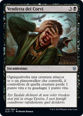 MTG REVENGE OF RAVENS EXC - RACHE DER RABEN - ELD - MAGIC