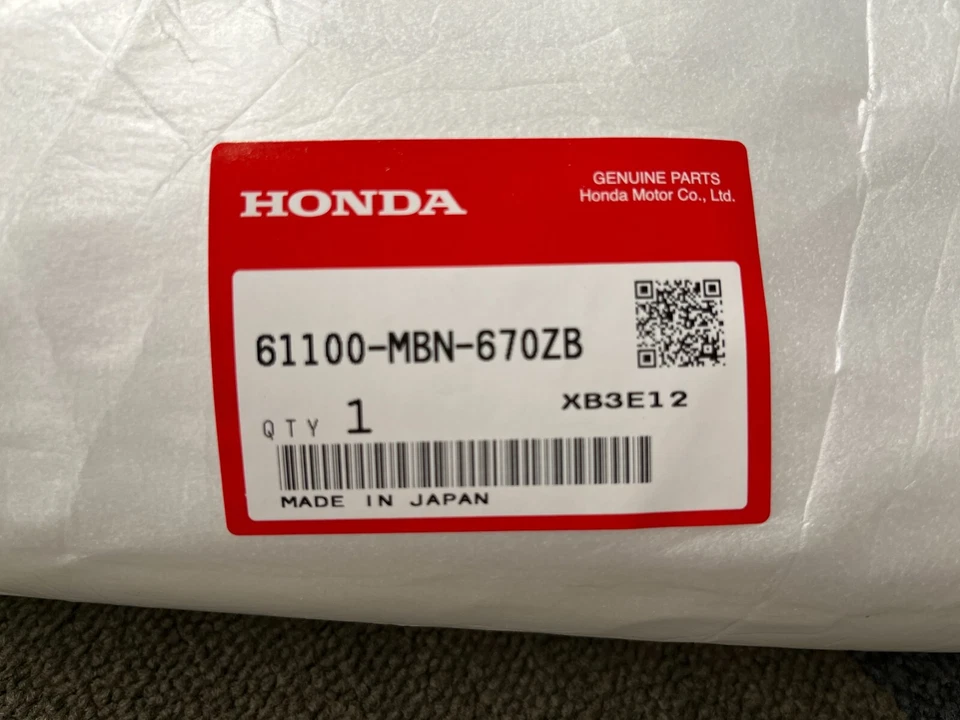 Guardabarros delantero Honda 00-07 XR650 R OEM rojo lucha plástico genuino guardabarros rojo Foto 4 de 4