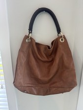 Borsa Nardelli Made In Italy in pelle, marrone chiaro, manico superiore, bellissima!