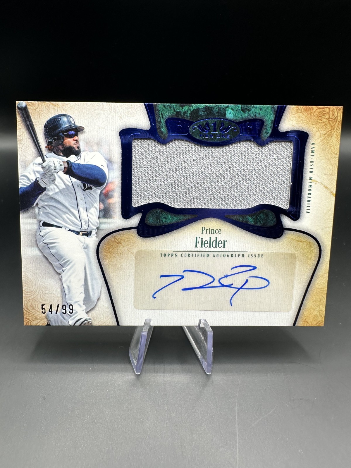 Prince Fielder Patch Auto /99 - 2026 Topps Tier One