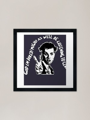 Lustigste Drop Dead Fred Idol Geschenke gerahmtes Wandbild Poster Leinwanddruck Bild