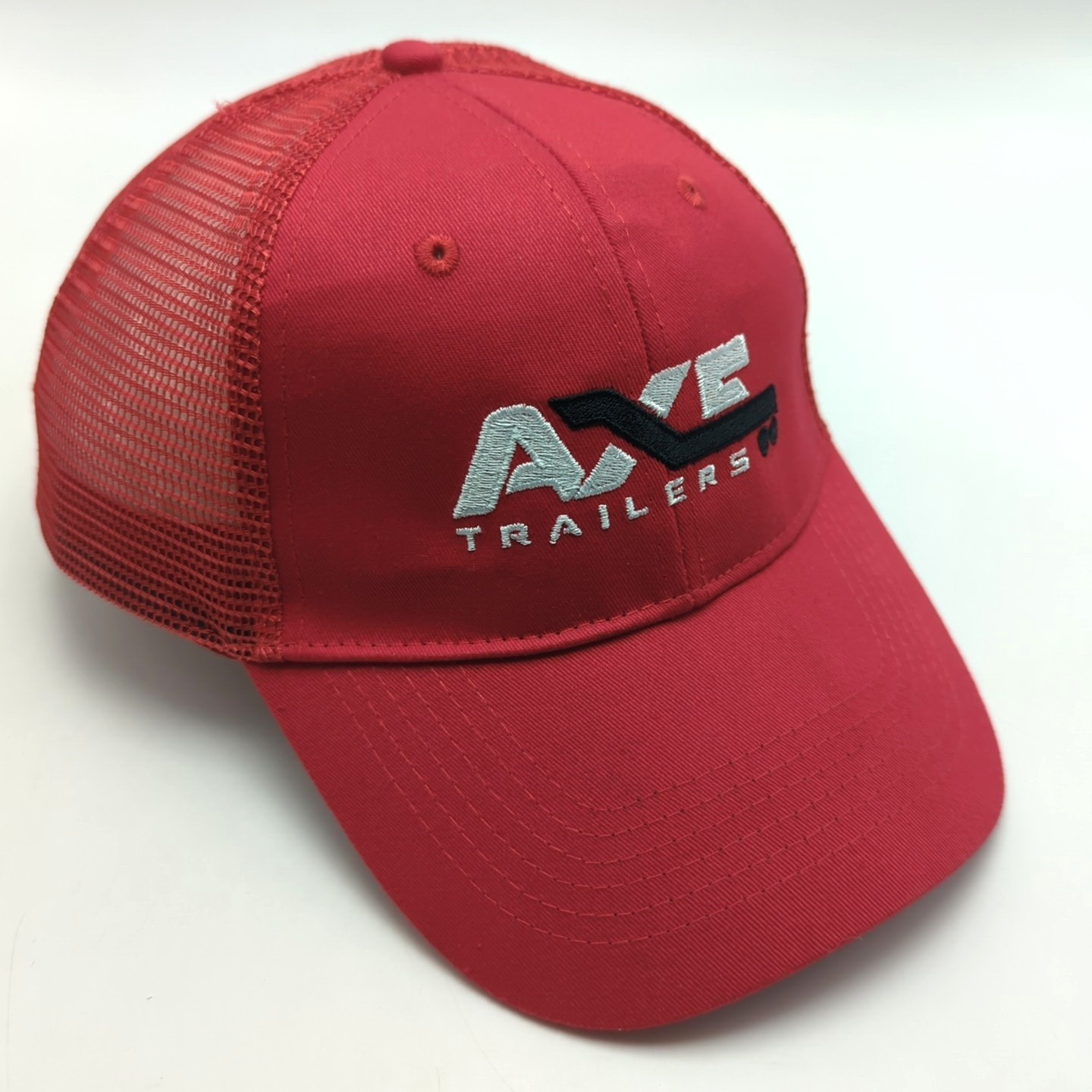 AXE TRAILERS hat red adjustable snapback cap mesh… - image 9