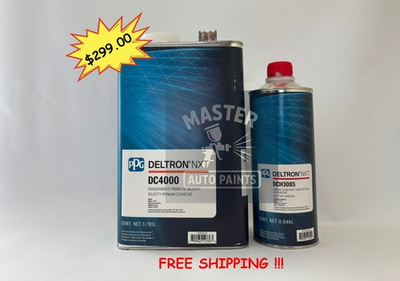 #ad Ppg 1 Gallon Dc4000 Deltron Premium Clearcoat 1 Qt Dch3085 FREE SHIPPING 1KIT $299.00