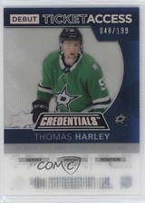2021-22 Credentials 2020-21 Acetate Debut Ticket Access 48/199 Thomas Harley 7ci