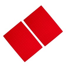 2 Pcs Earring Tray Sponge Pad Jewelry Box Insert 198-hole Display Pads