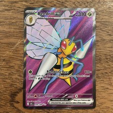 Beedrill EX 98/108 Evolutions Full Art Holo Ultra Rare Pokemon TCG Card