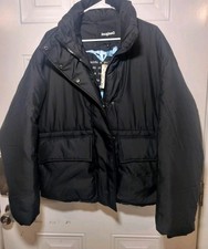 Desigual x Mar a Escot  Black Bomber Puffer Jacket Men  s Size S Tag M NWT